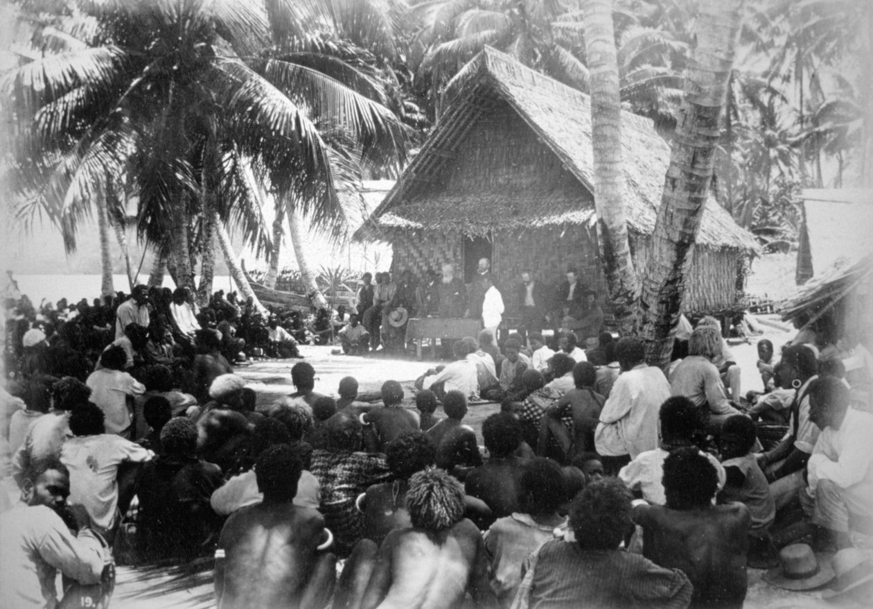 Parlamento a Hongo, Florida, Isole Salomone da Dr Welchman