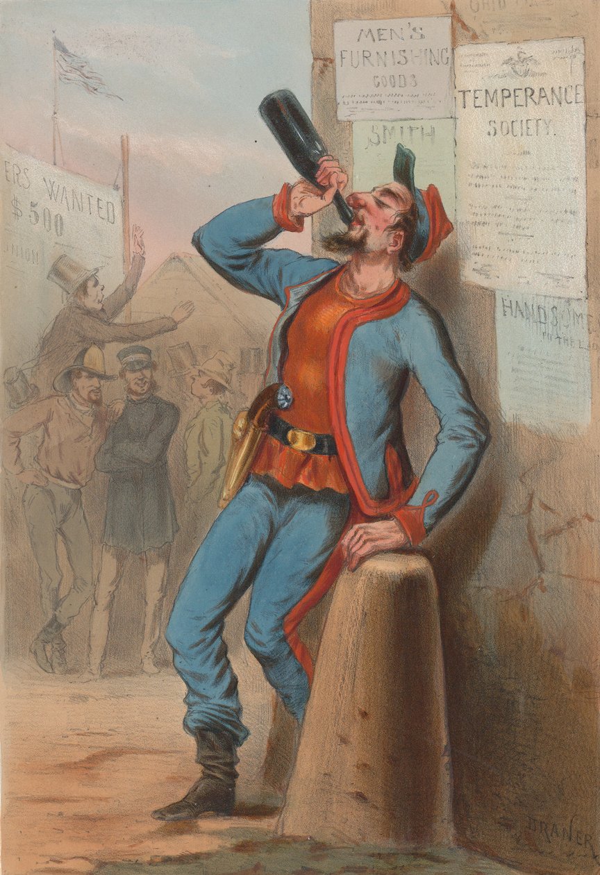 Stati Uniti 1865 - New York Fire-Brigade Zouaves, 1865 da Draner
