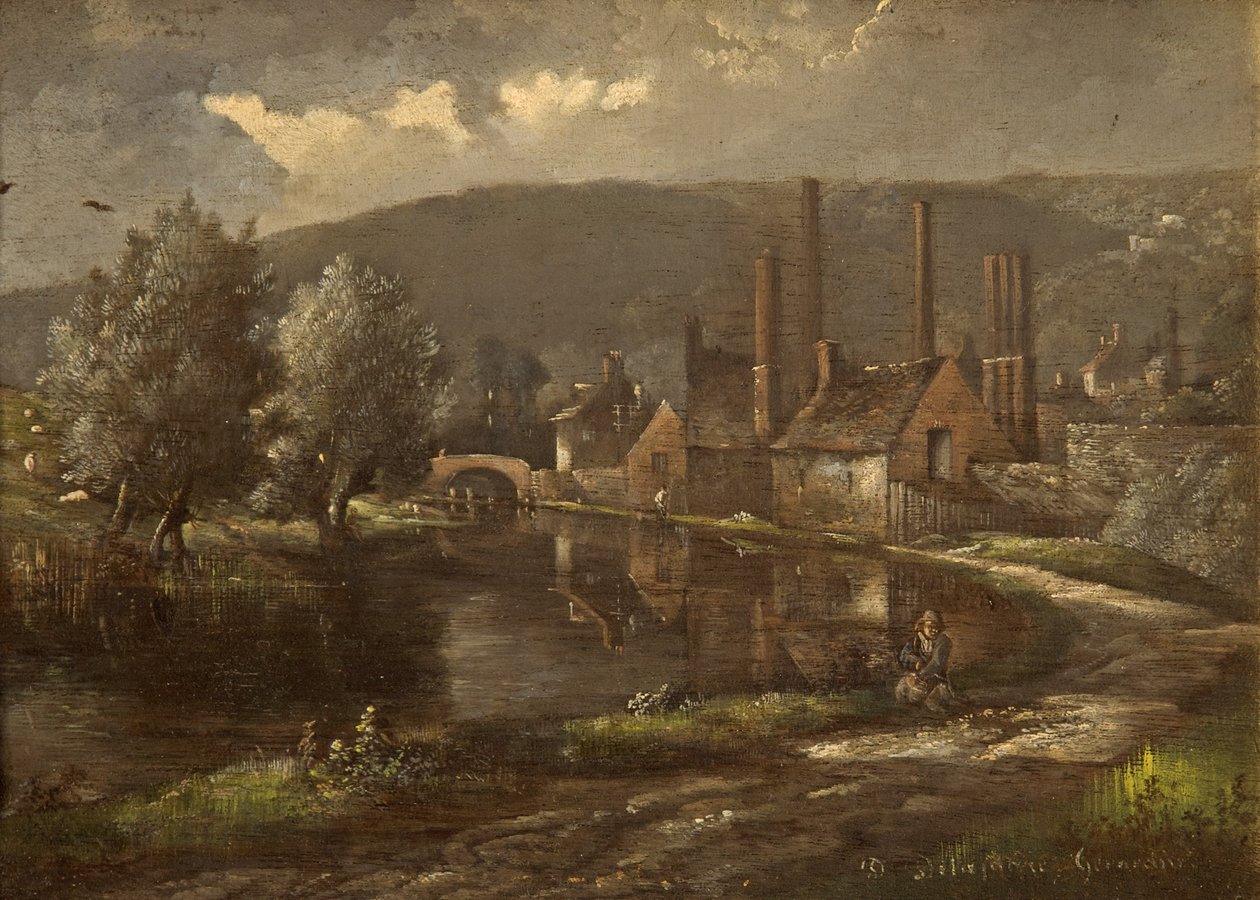 Partridge Dye House, Bowbridge, Stroud, Gloucestershire da Désiré Delaplace Gérardin
