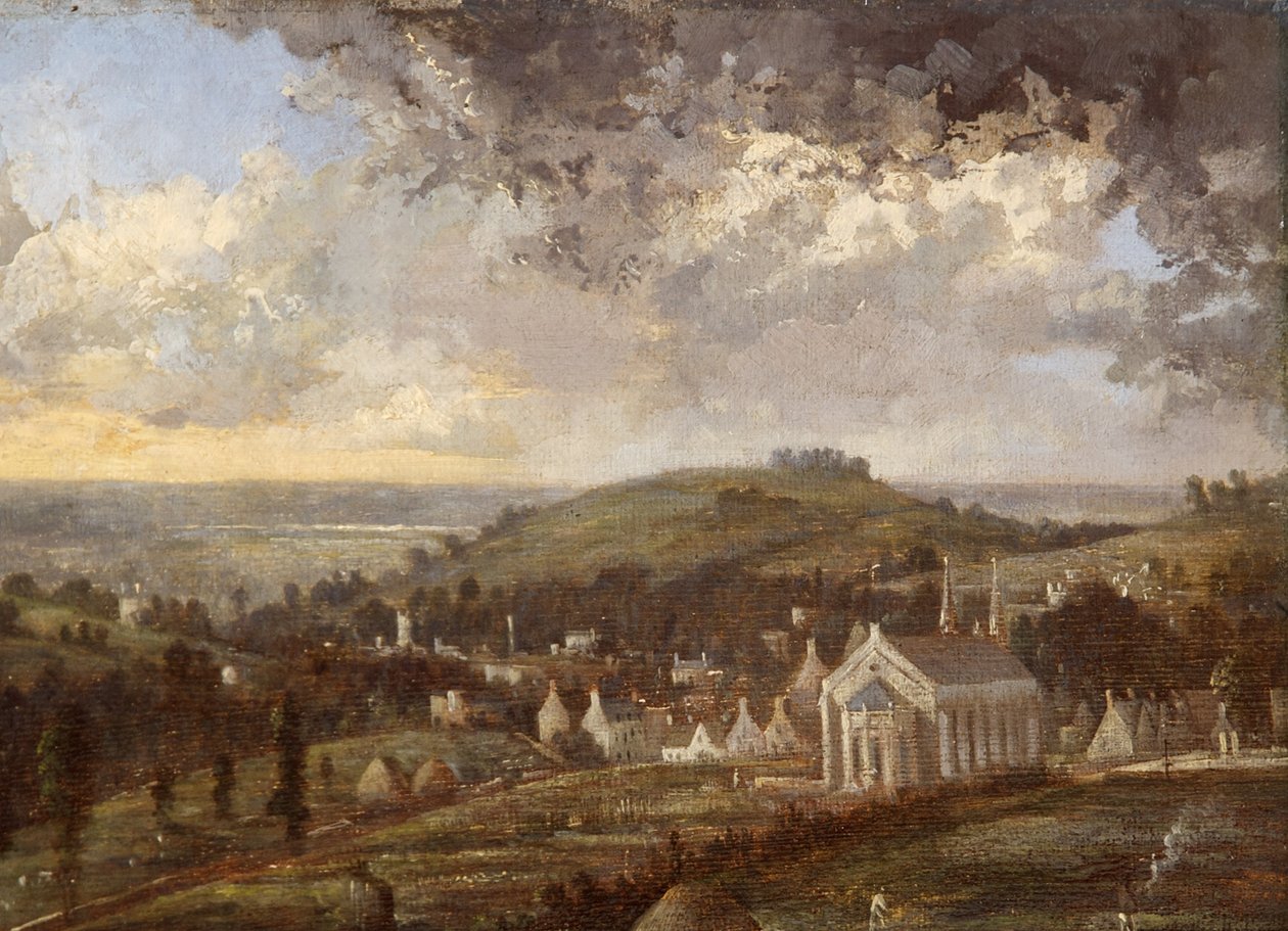 Stroud e il Severn, Gloucestershire da Désiré Delaplace Gérardin