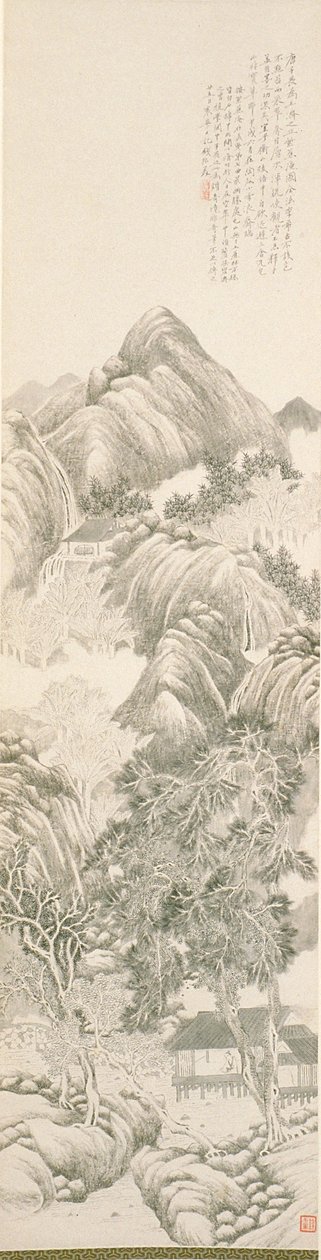Il rifugio del platano viola dopo Tang Yin da Du Qian