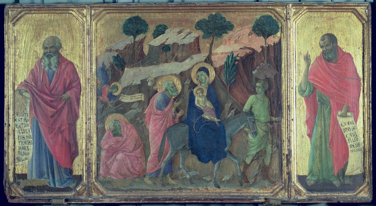 Maestà: Fuga in Egitto, 1308-11 da Duccio di Buoninsegna