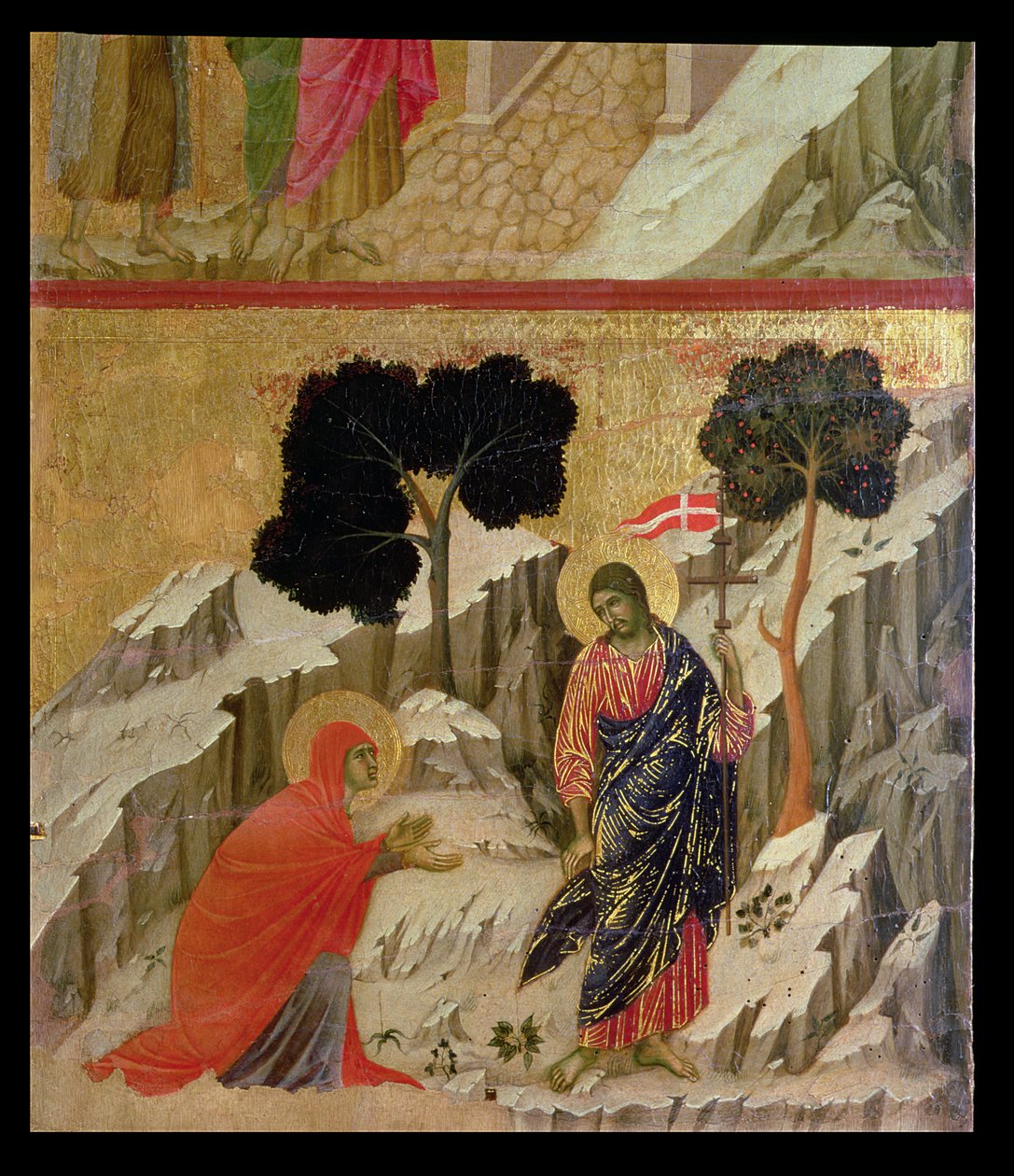 Maestà: Noli Me Tangere, 1308-11 da Duccio di Buoninsegna