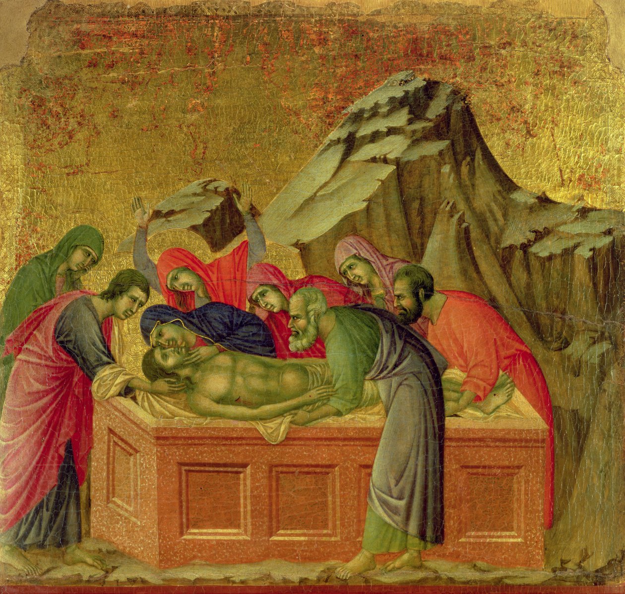 Maestà: La Sepoltura di Cristo da Duccio di Buoninsegna
