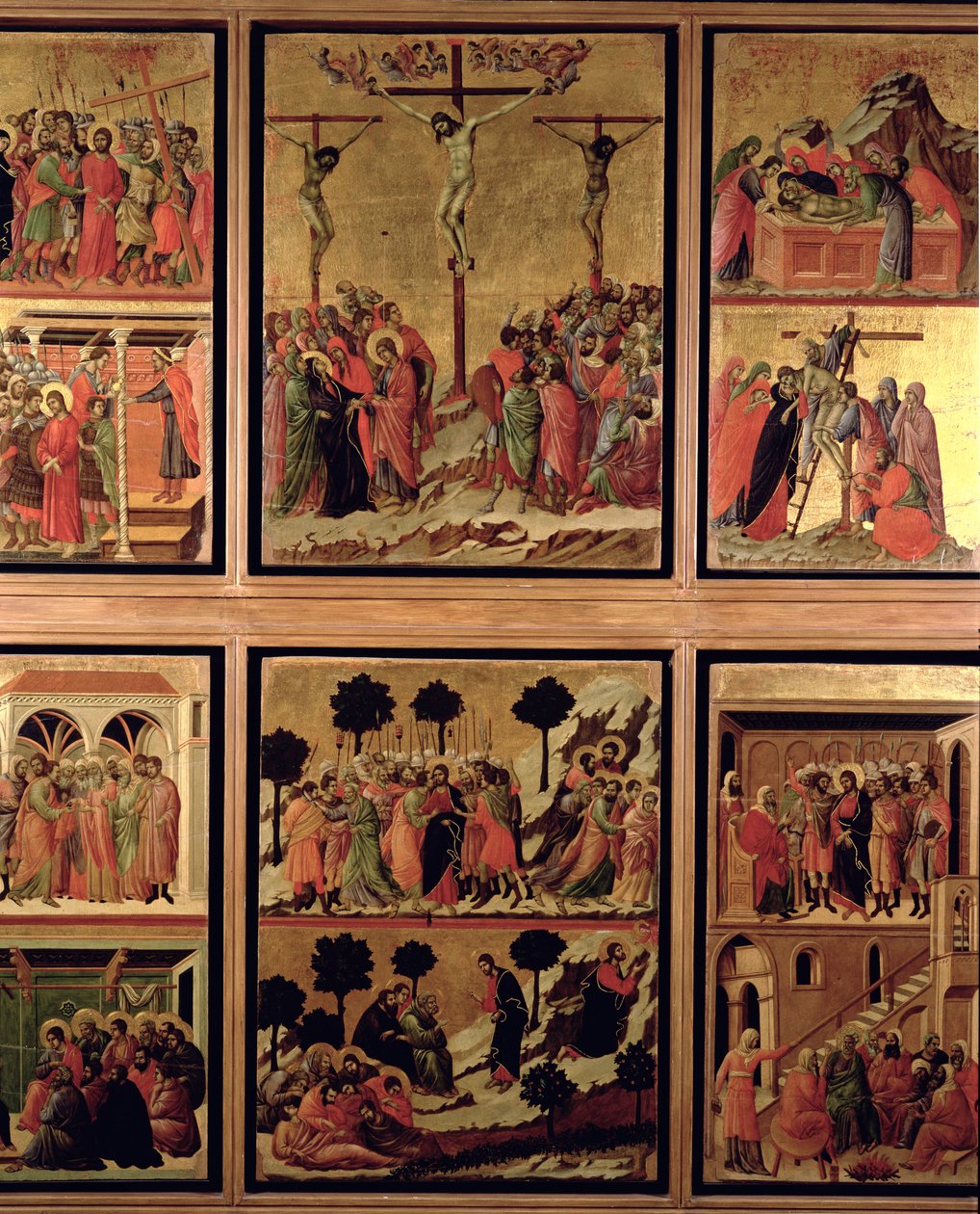 Maestà: undici scene della Passione da Duccio di Buoninsegna