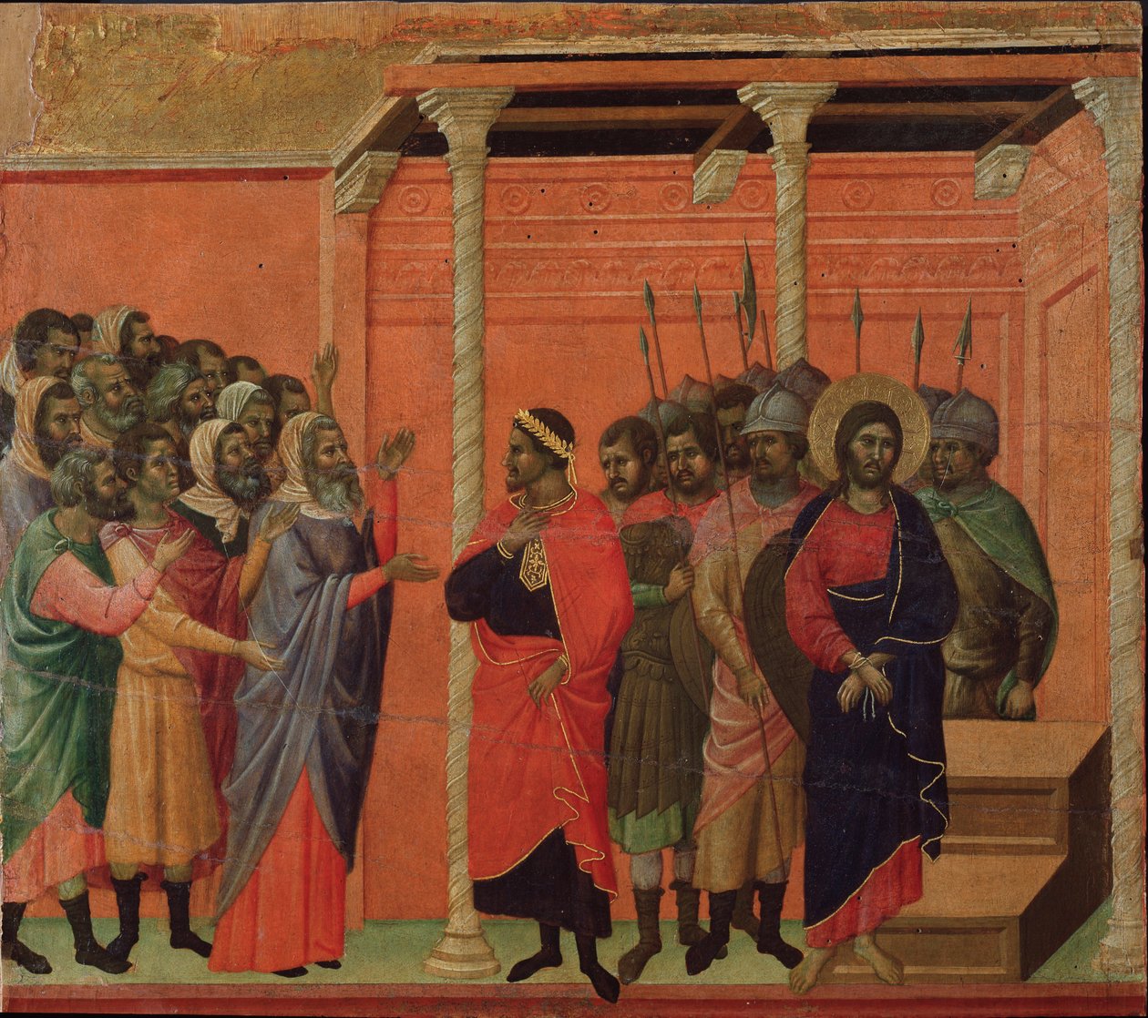 Gesù accusato dai farisei (La Maestà) da Duccio di Buoninsegna