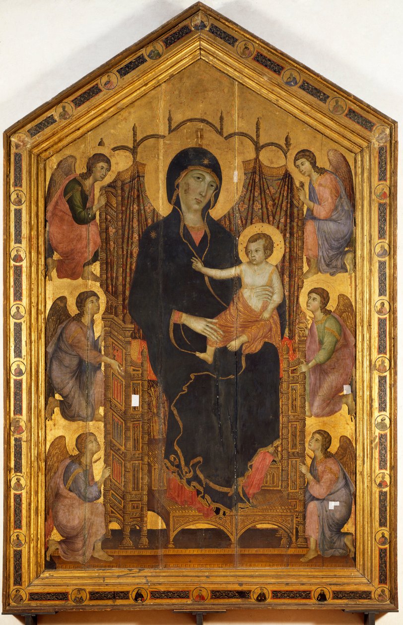 La Madonna Rucellai | Duccio di Buoninsegna | Stampa d'arte