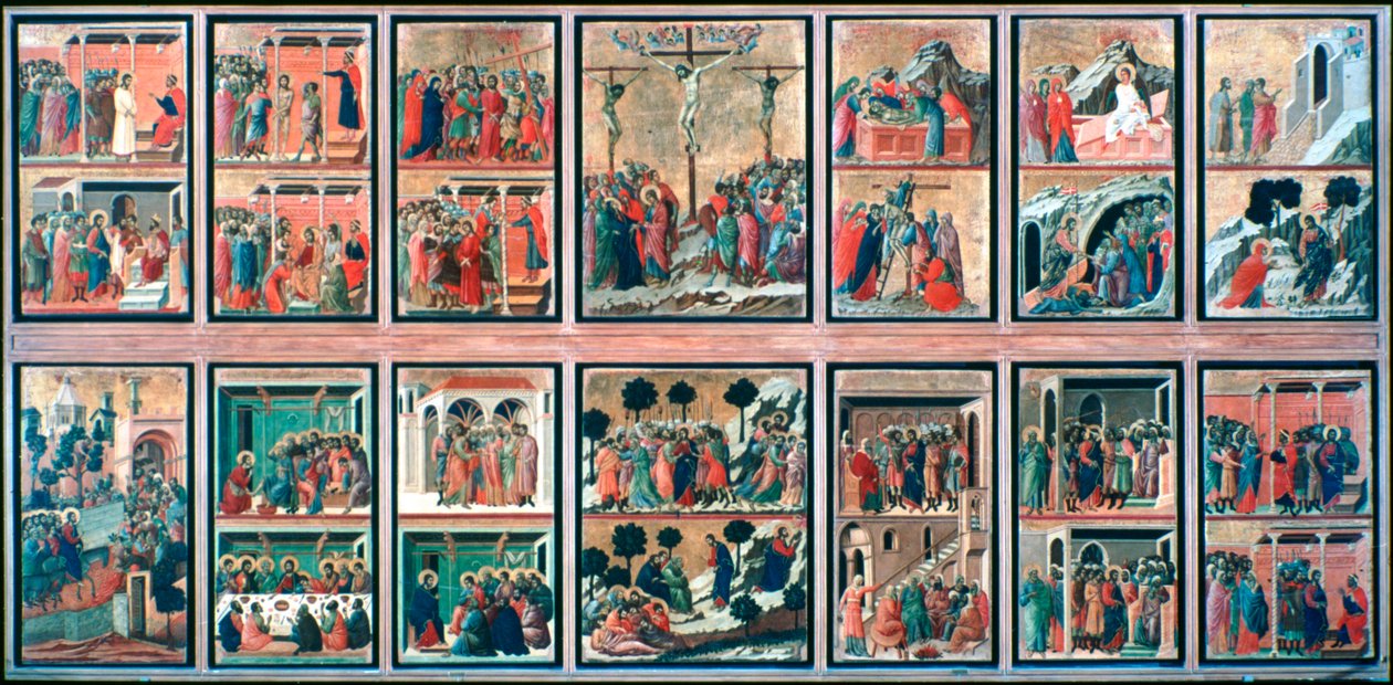 Maestà, Storie della Passione, 1308-1311 da Duccio di Buoninsegna