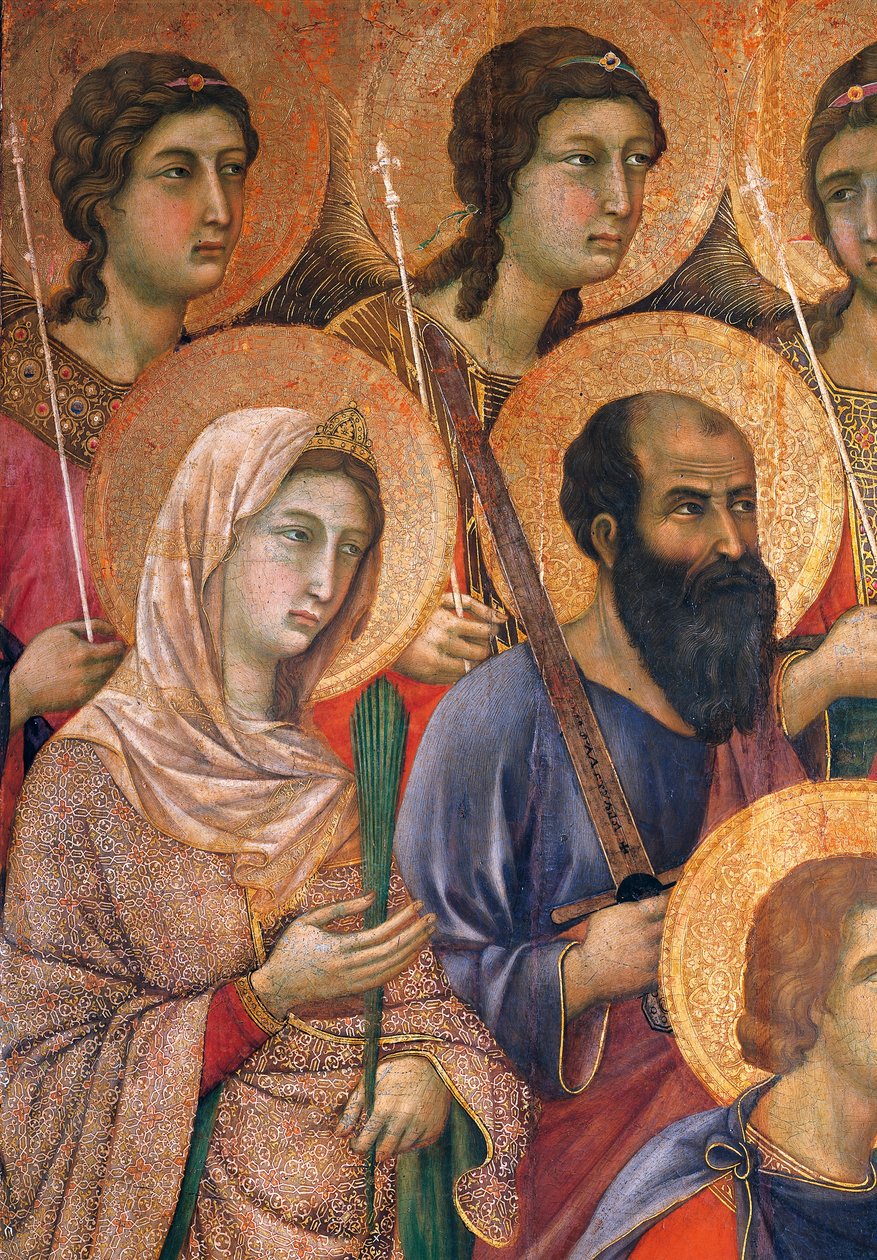 Maestà di Duccio, Pala d