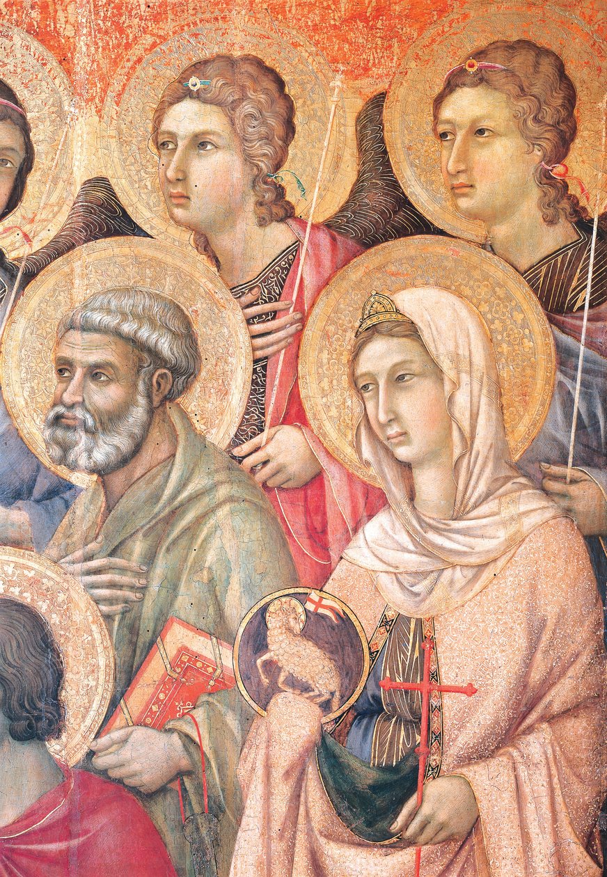 Maestà (dettaglio) da Duccio di Buoninsegna
