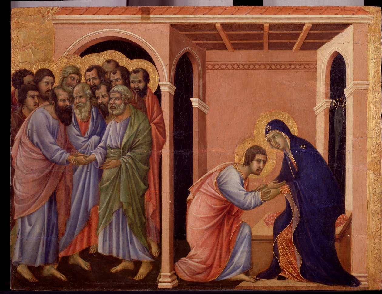 Maria si congeda da Giovanni, all