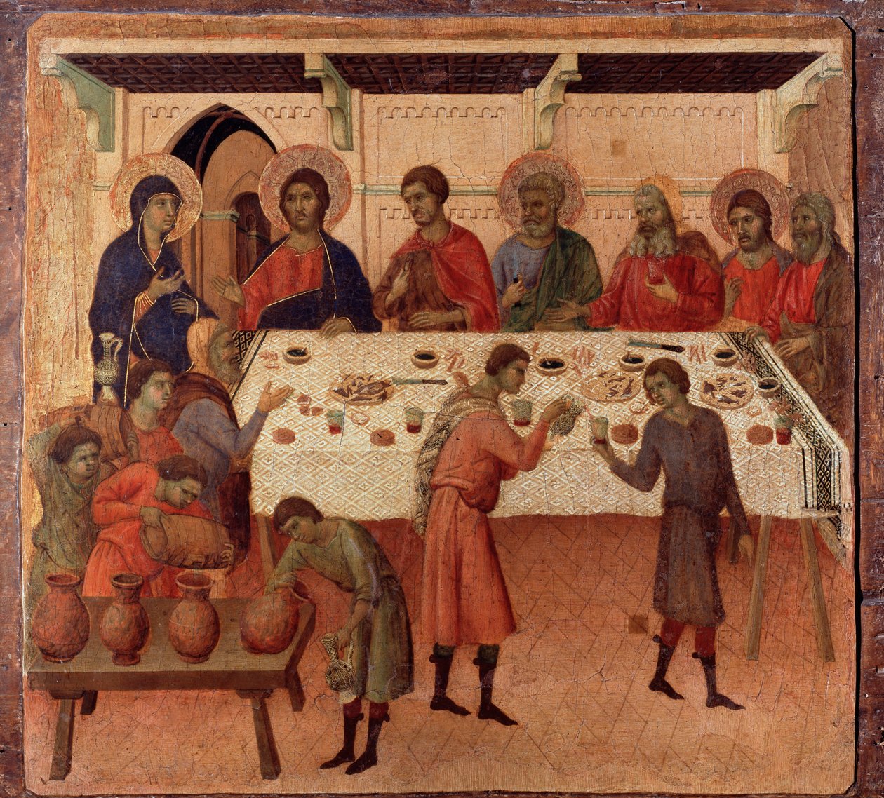 Le nozze di Cana da Duccio di Buoninsegna