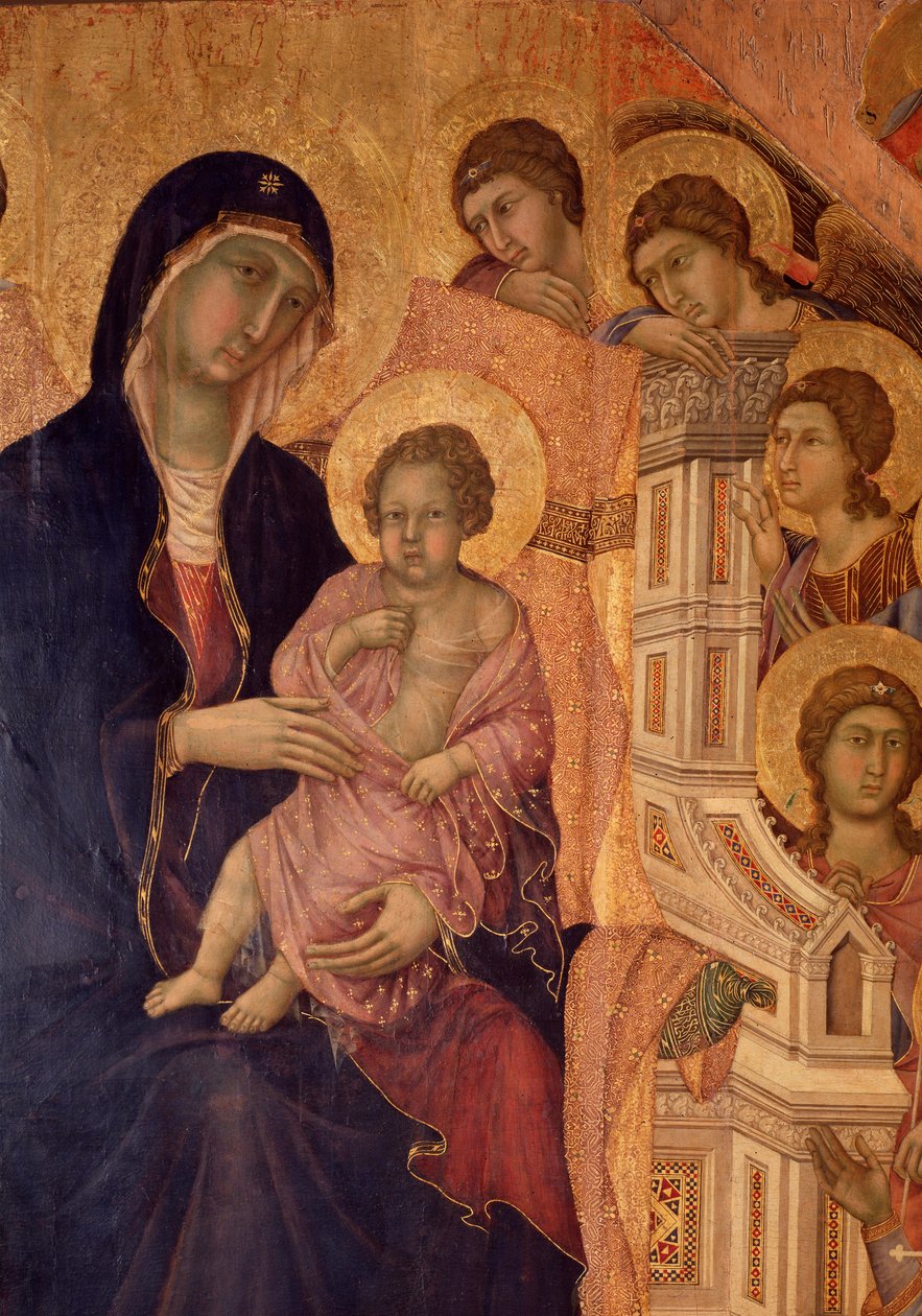 Vergine e bambino sul trono (La Maestà) da Duccio di Buoninsegna