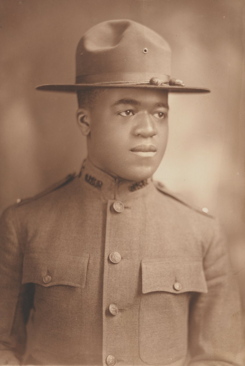 Ritratto fotografico del tenente Charles J. Blackwood, 1914-1918 da Duce and McClymonds