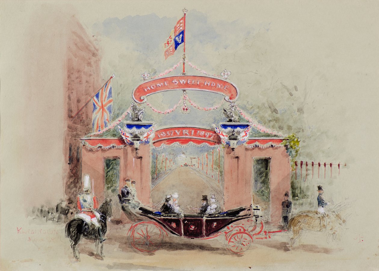 Ingresso al Palazzo di Kensington da Duchess of Argyll Princess Louise