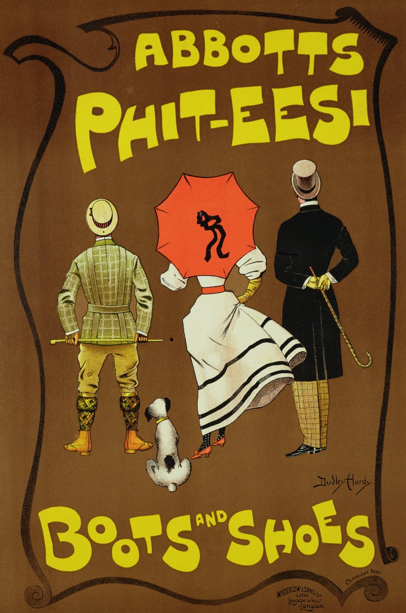 Riproduzione di un poster pubblicitario 