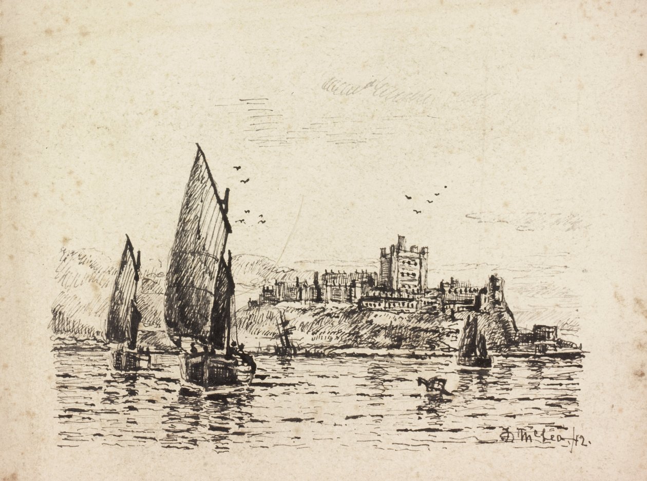 Al largo del Castello di Bamburgh da Duncan F. McLea