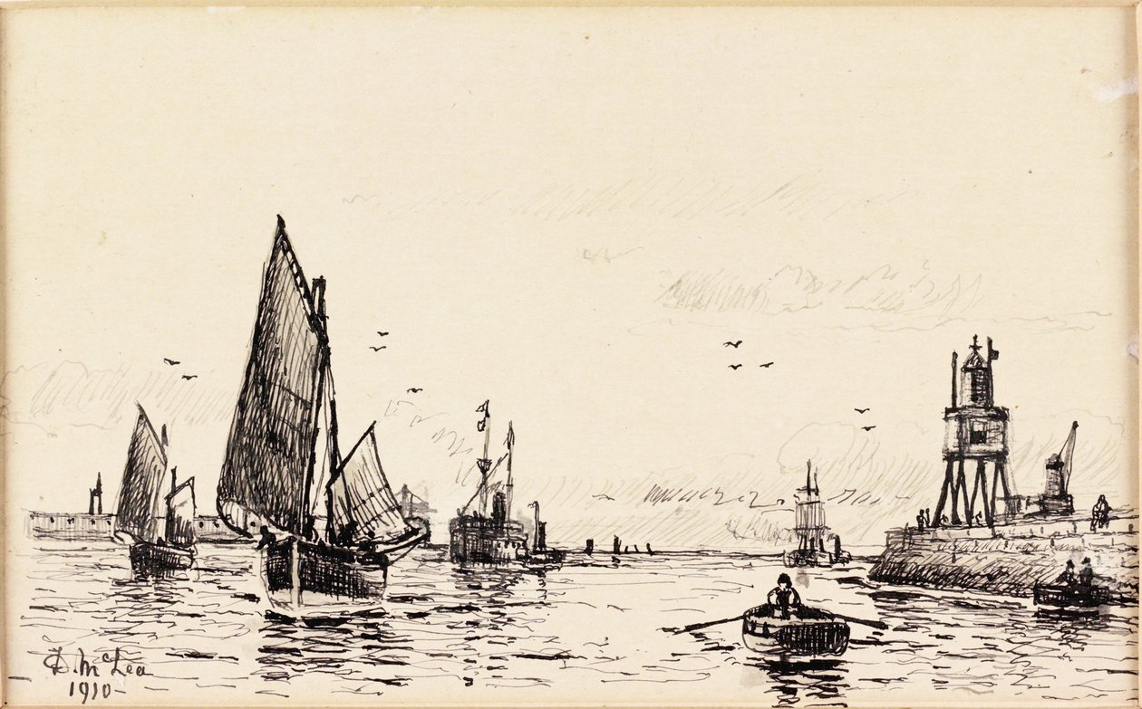 Il molo. South Shields da Duncan F. McLea