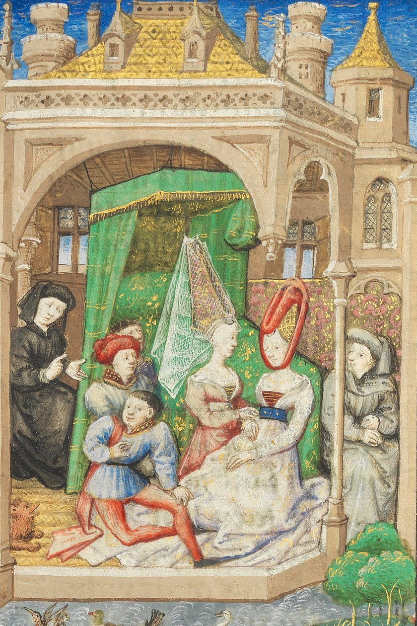 Pagina da "La Belle Dame Sans Merci" di Alain Chartier da Dunois Master