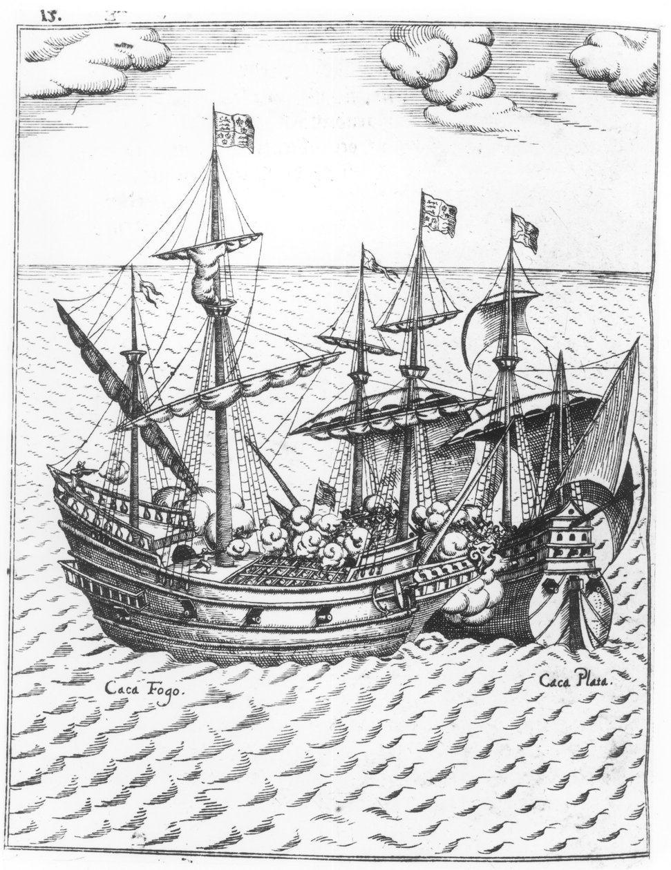 Una Nave del Tesoro Spagnola Saccheggiata da Francis Drake (c.1540-96) nel Pacifico da Dutch School
