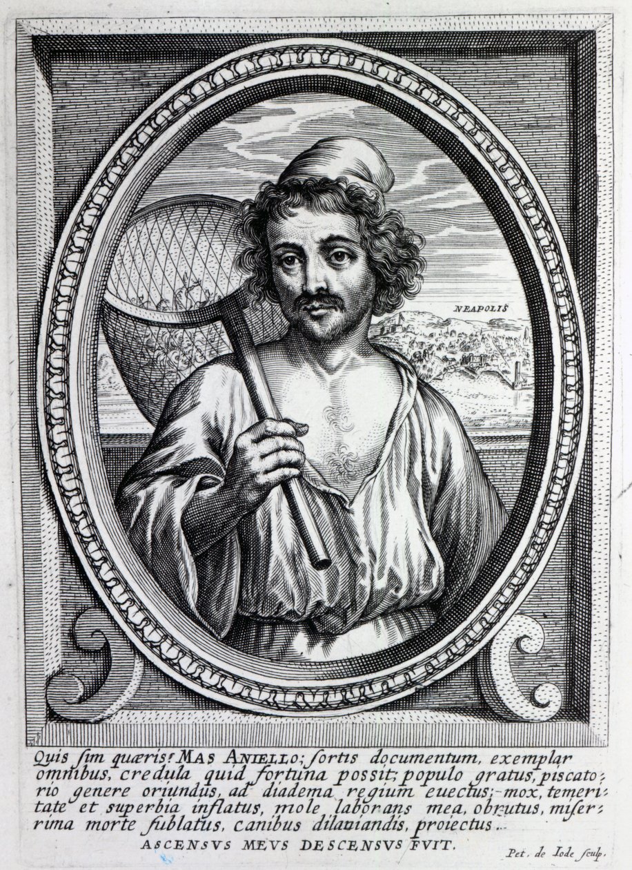 Masaniello, inciso da Petrus de Iode da Dutch School
