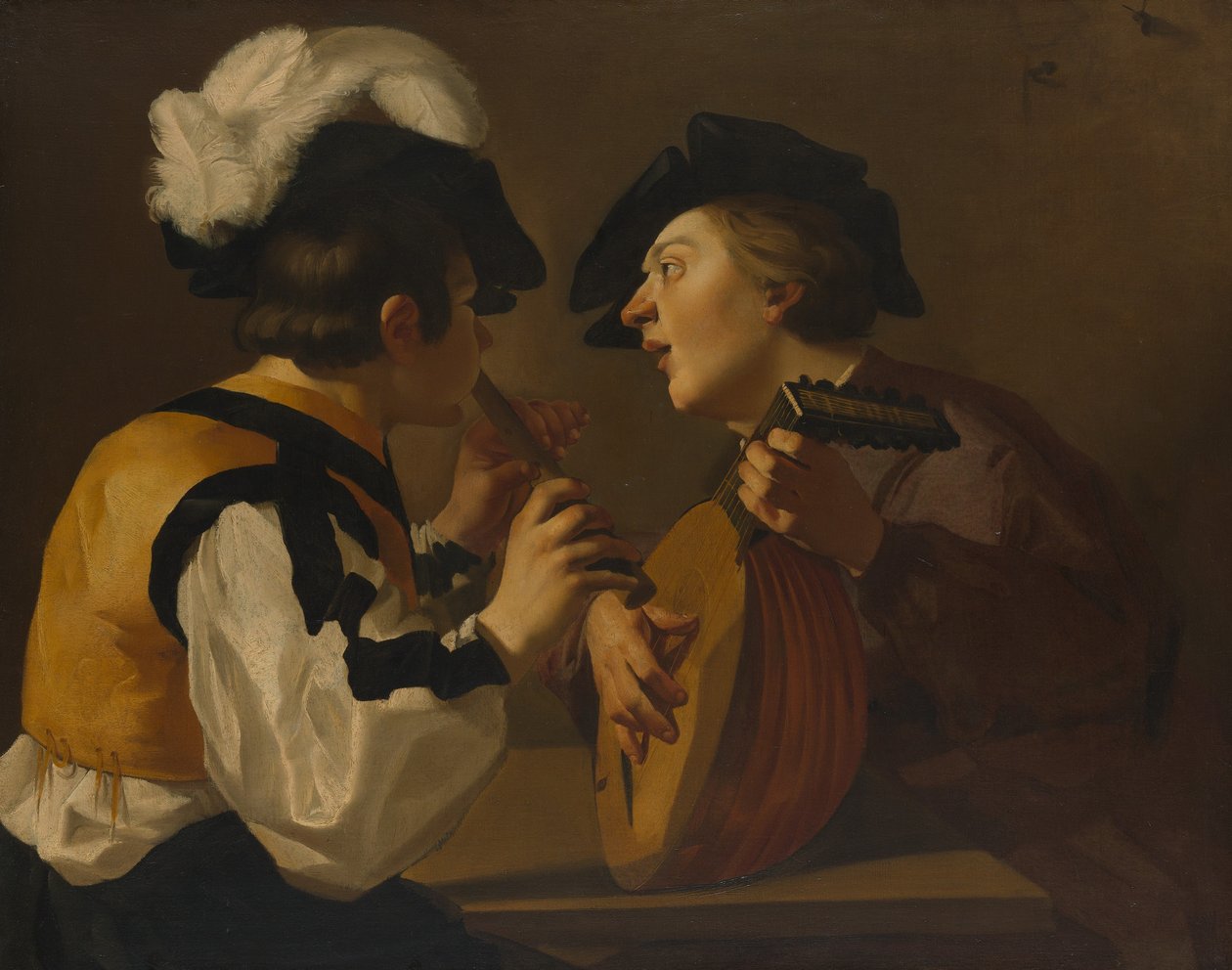 Due musicisti, XVII secolo da Dutch