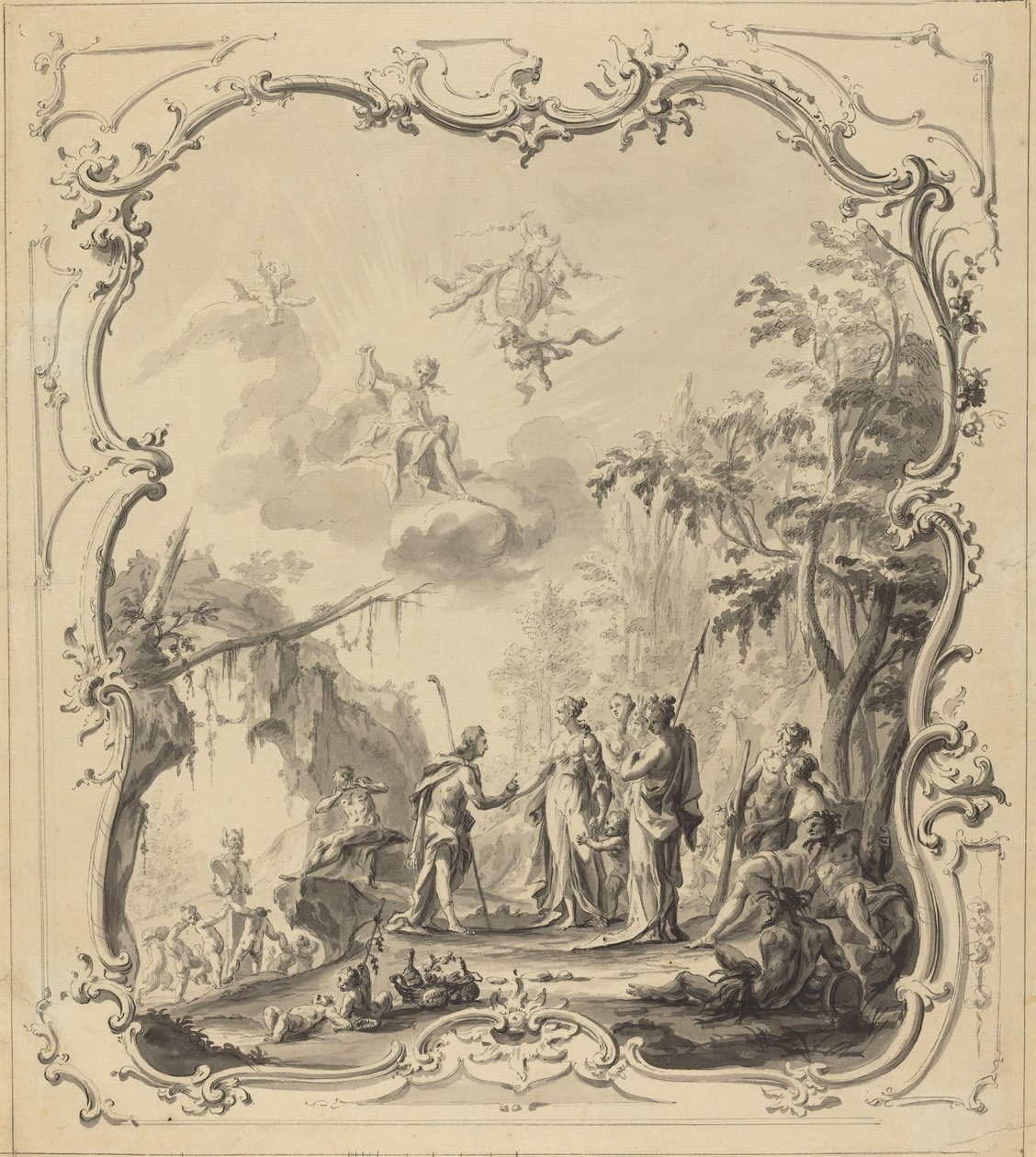 Il giudizio di Paride da Dutch 18th Century