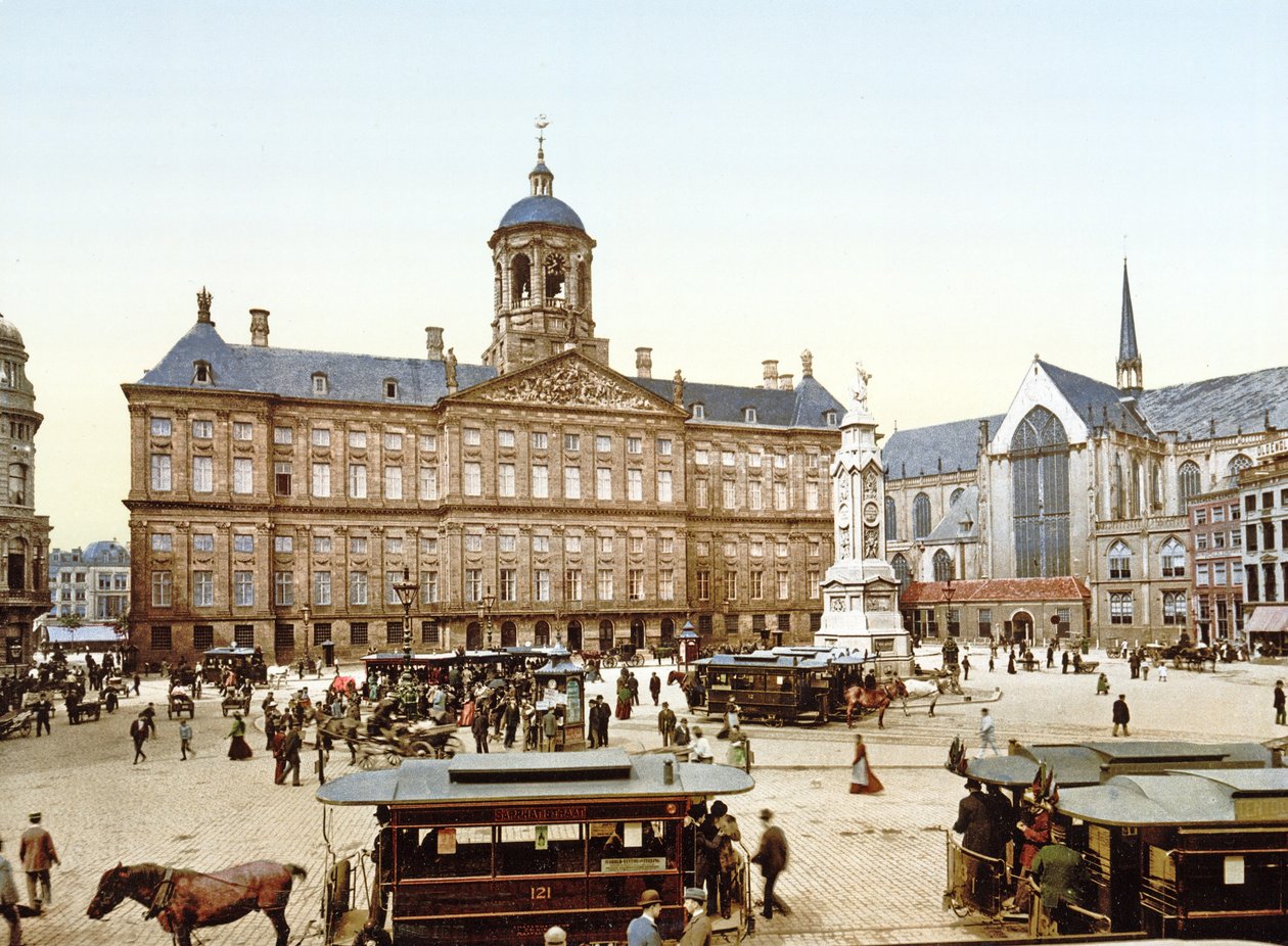 Il Palazzo Reale di Amsterdam da Piazza Dam da Dutch Photographer