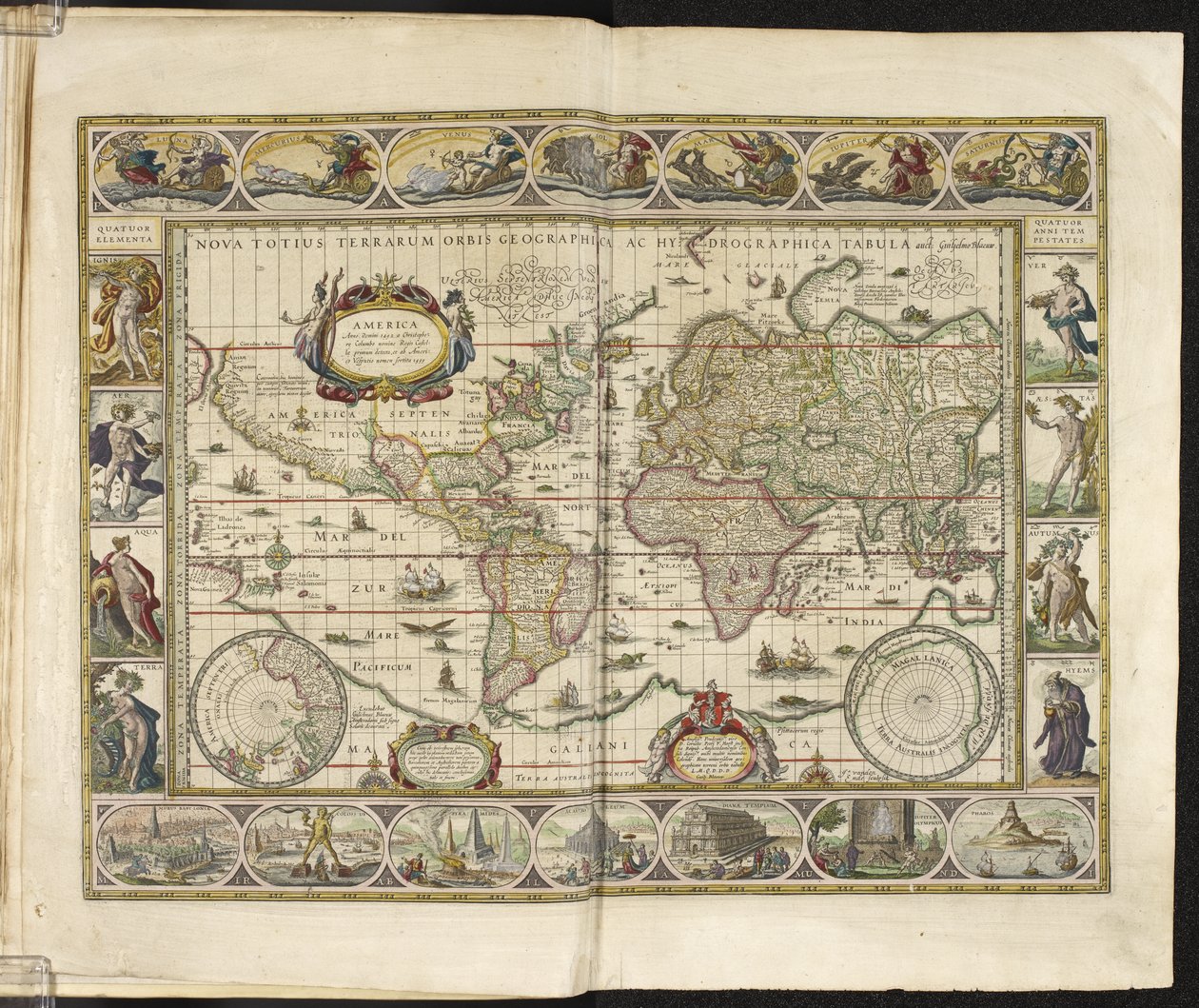 Una mappa del mondo da Dutch School