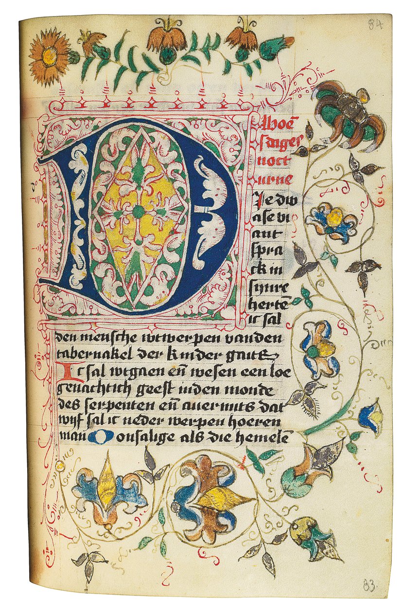 Libro delle Ore e Libro di Preghiere in Olandese, Basso Reno, Emmerich, Cleves, c.1480 da Dutch School