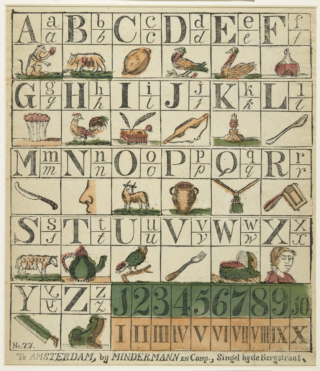 Alfabeto dei bambini da Dutch School