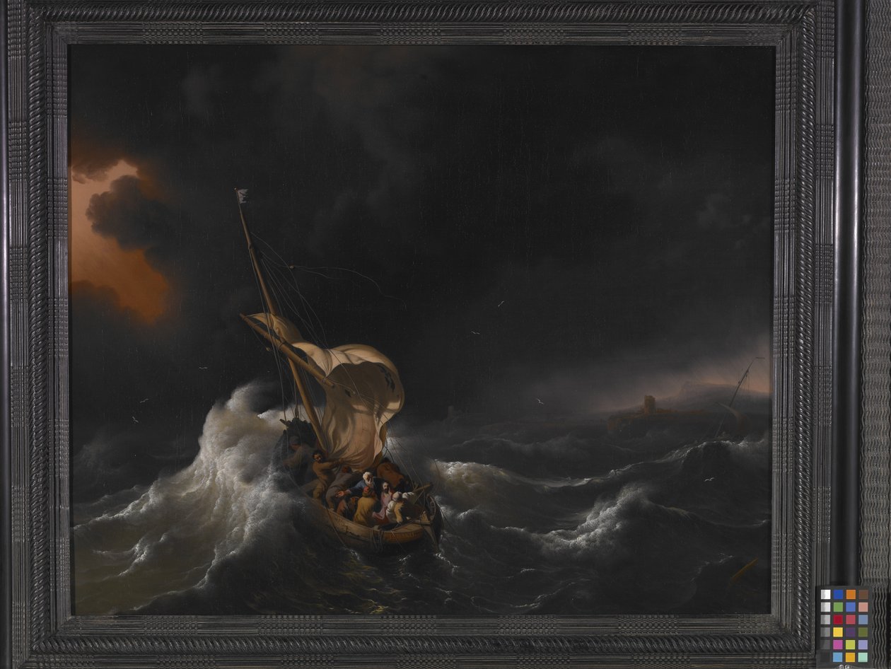 La Tempesta Sul Mare Di Galilea Cristo nella tempesta sul mare di Galilea (olio su tela)