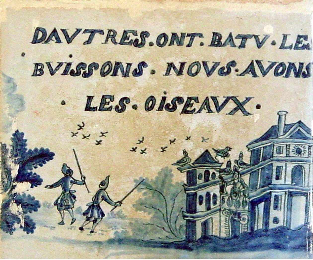 Piastrella di Delft, c.1700-1900 (ceramica) da Dutch School
