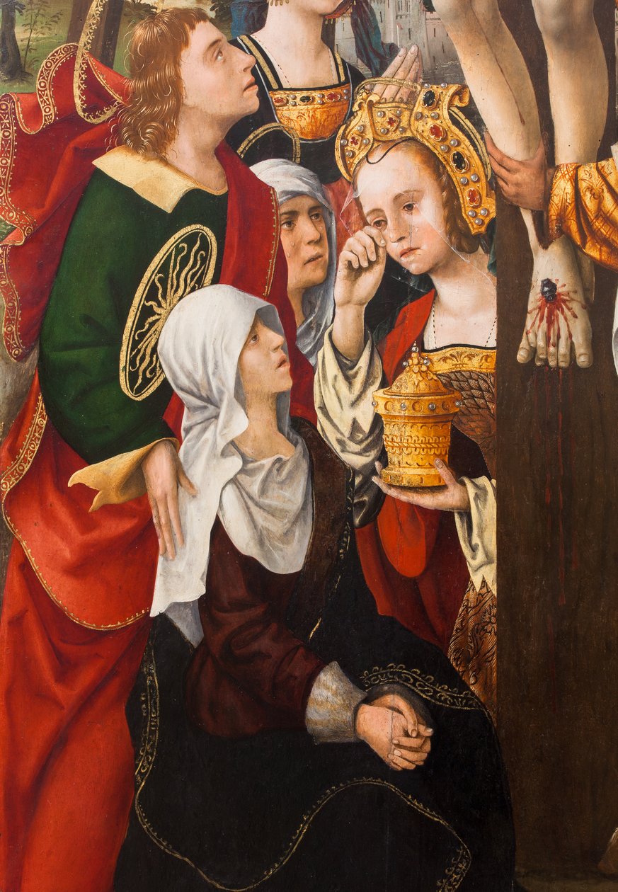 Discesa dalla croce, 1520 (olio su tela) da Dutch School