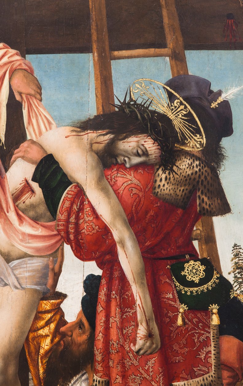 Discesa dalla croce, 1520 (olio su tela) da Dutch School