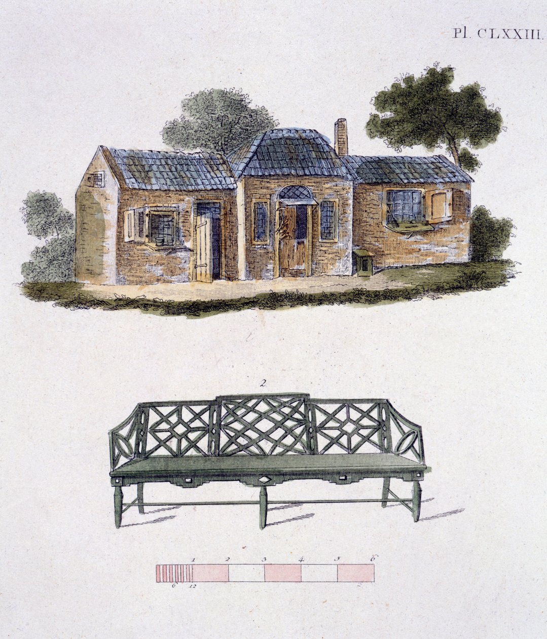 Illustrazione dal Magazine of Garden Gems di G Van Laar, 1802 da Dutch School
