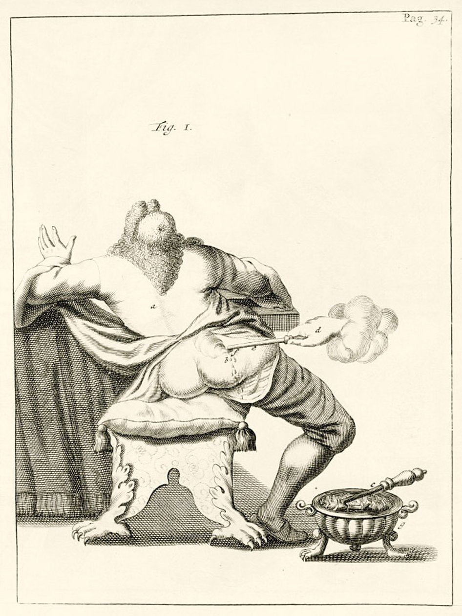 Incisione di un foruncolo sul fondo, da Exercitationes Practicae circa Medendi Methodum di Frederik Dekkers, 1694 da Dutch School