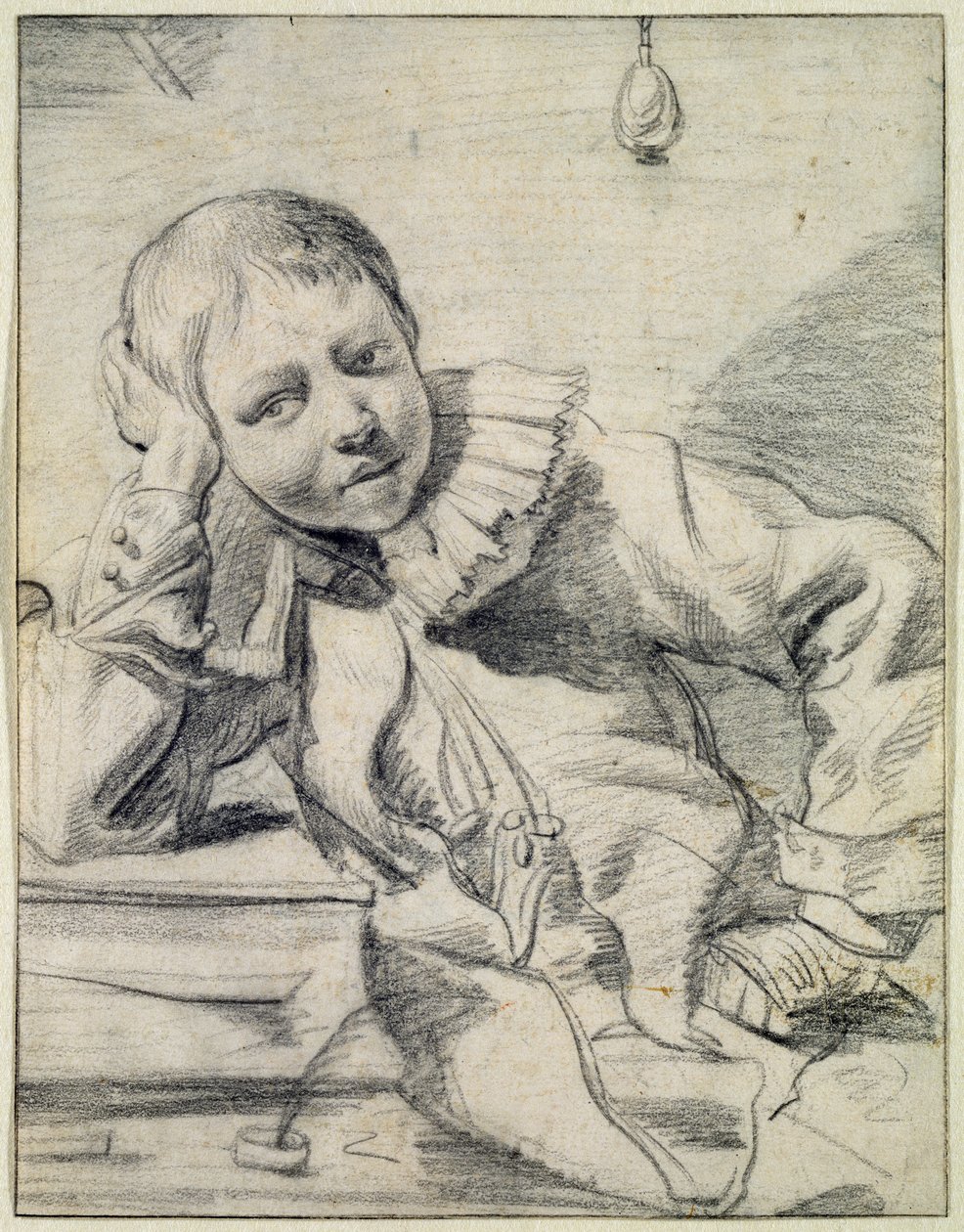Scolaro alla sua scrivania, c.1630-45 da Dutch School