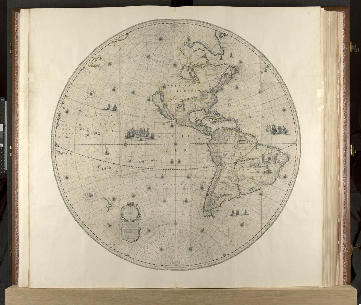 Le Americhe, Atlante Klencke, c.1660 da Dutch School