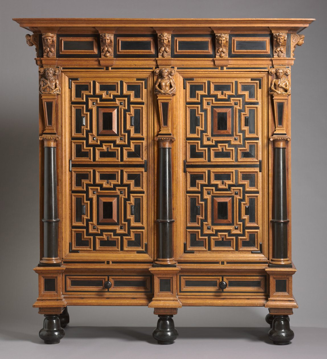 Guardaroba (Kast), realizzato in Olanda, c.1625-1650 da Dutch School