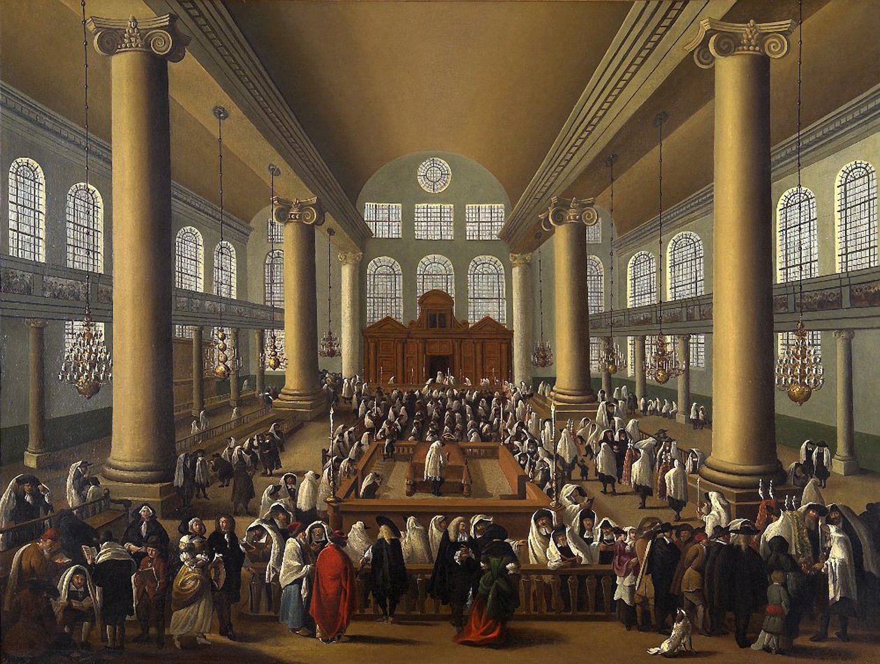 La sinagoga portoghese, Amsterdam da Dutch School Dutch School