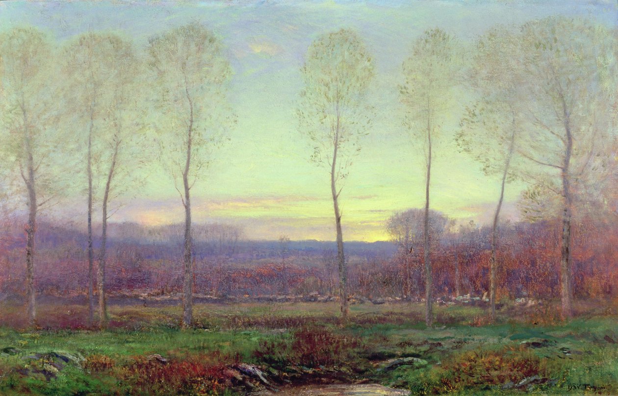 Crepuscolo di ottobre da Dwight William Tryon