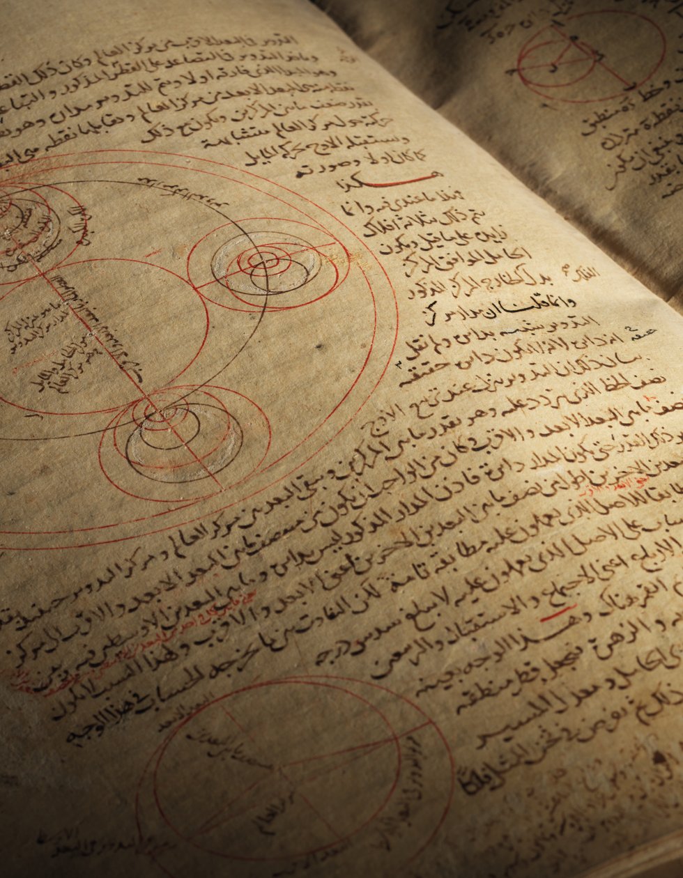 Un compendio di trattati di astronomia e matematica di Nasir Al-Din Muhammad bin Al-Hasan Al-Tusi (m.1274), Anatolia selgiuchide, probabilmente Kaiseri (Qaysariya) da Dynasty Seljuq