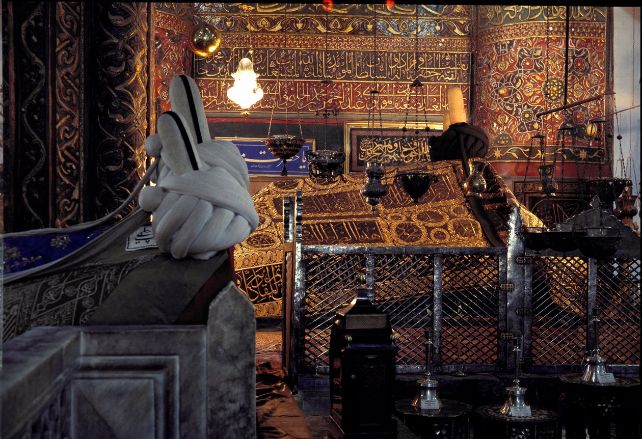 Vista del mausoleo di Mevlana (Celaleddin Rumi) da Dynasty Seljuq