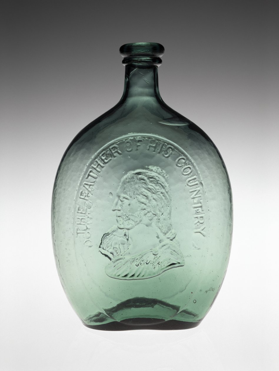 Fiaschetta Figurata, c. 1848 da Dyottville Glass Works