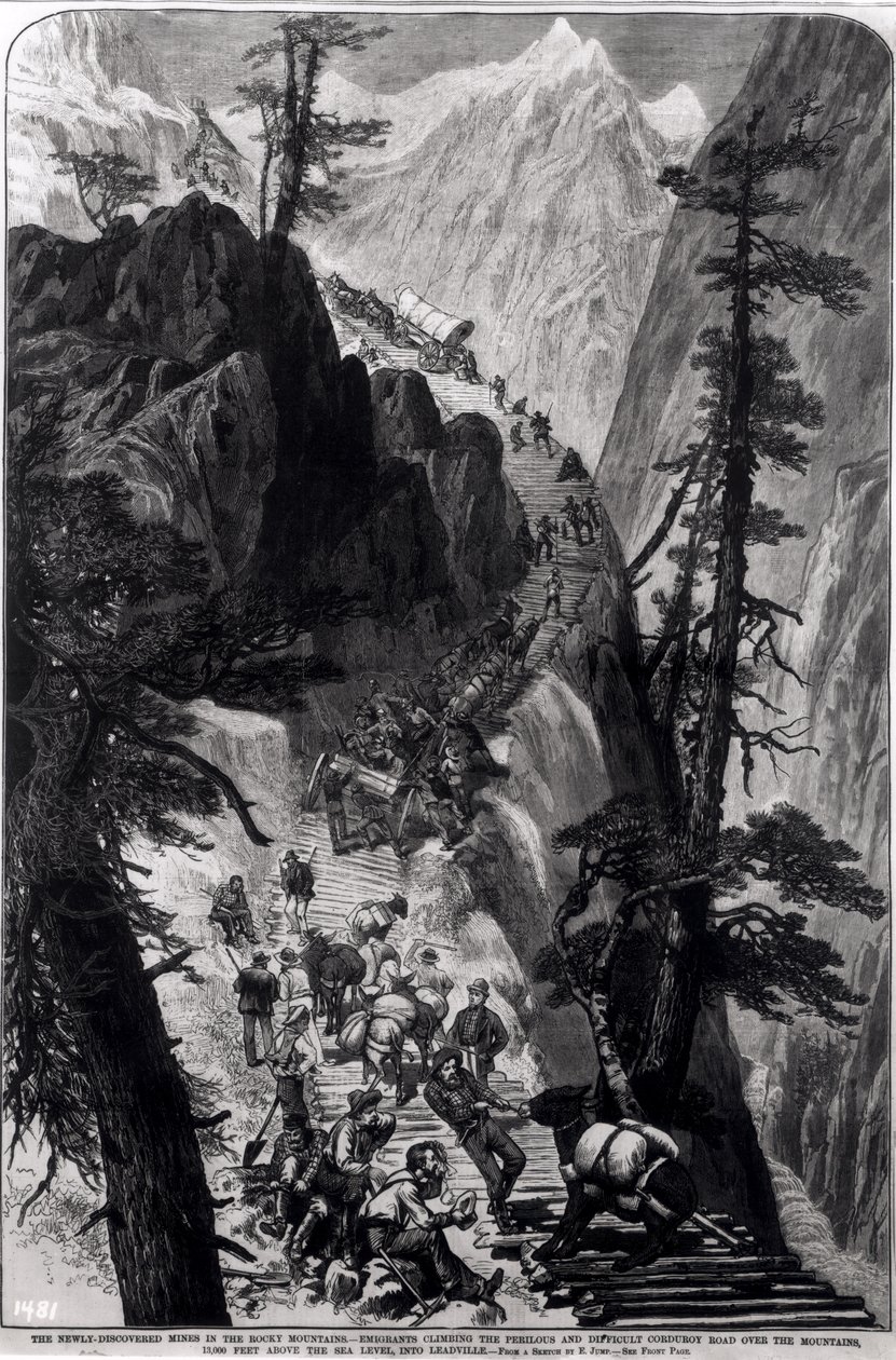 Miniere appena scoperte nelle Montagne Rocciose, da 