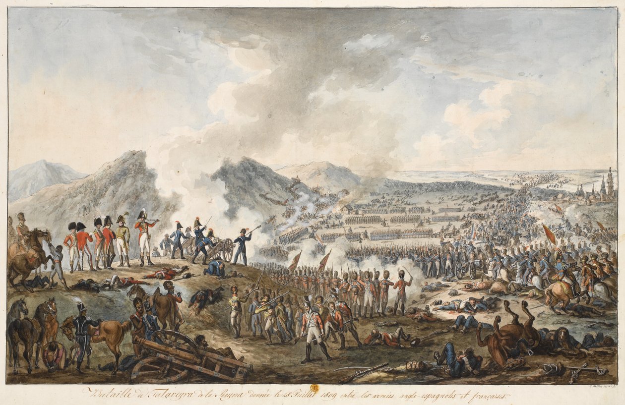 Battaglia di Talavera, 28 luglio 1809 da E. Walker