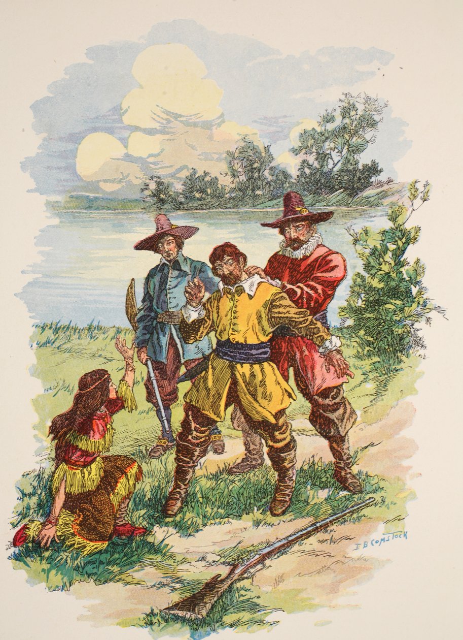 Fu afferrato per il colletto, illustrazione da 