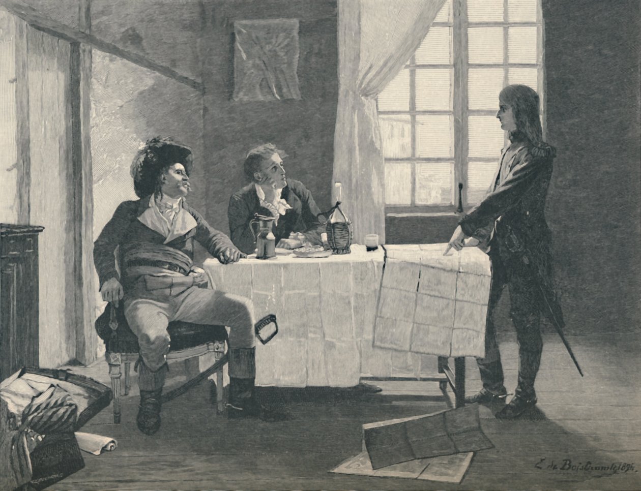 Bonaparte, Turreau e Volney a Nizza nel 1793, 1896 da E.G.H. Del