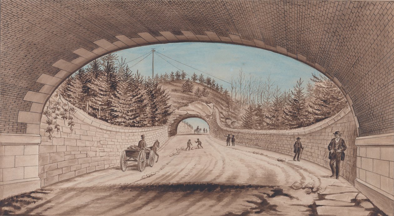 Central Park, Transverse Road No. 2, 1870 da EP